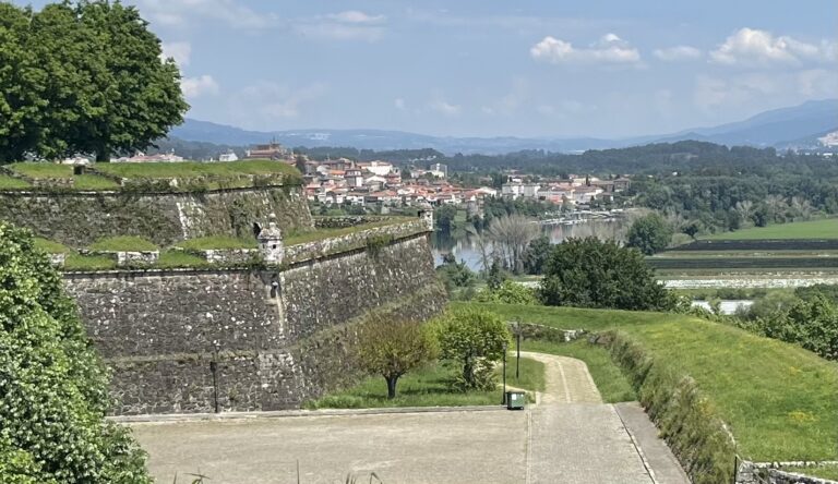 Fortaleza de Valença no norte de Portugal. Divisa com a Galícia, na Espanha